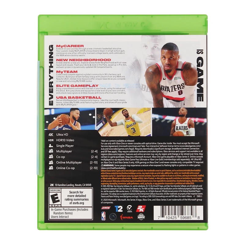 NBA® 2K21 video game for xbox one®