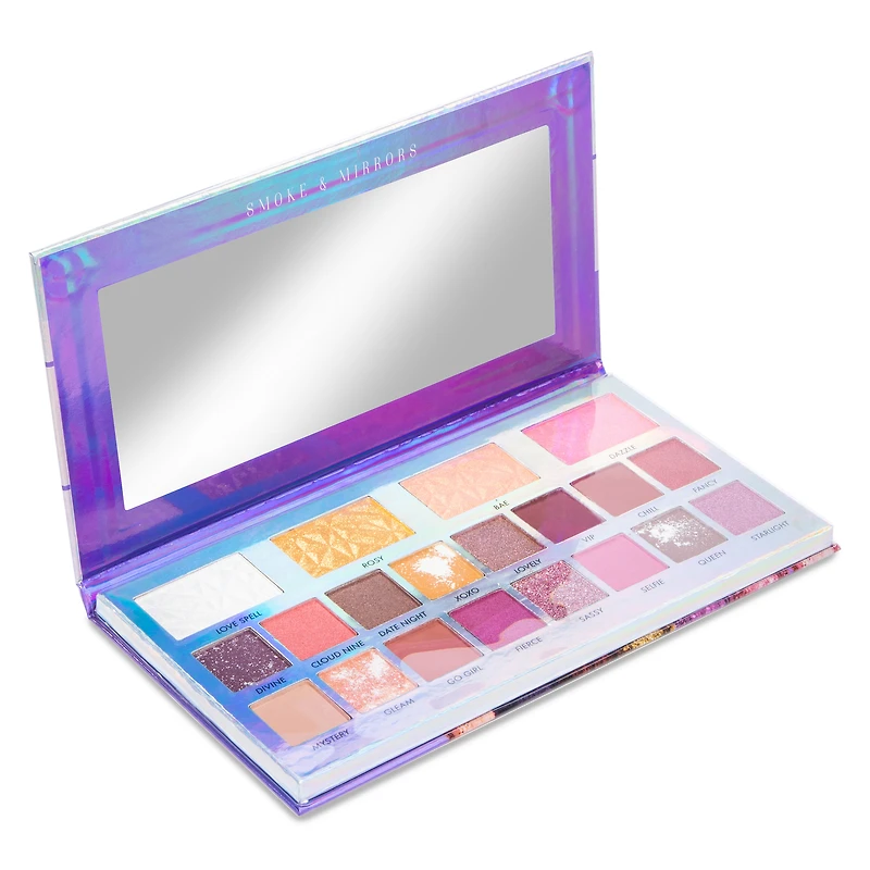 smoke & mirrors ultraviolet eyeshadow palette 20-piece