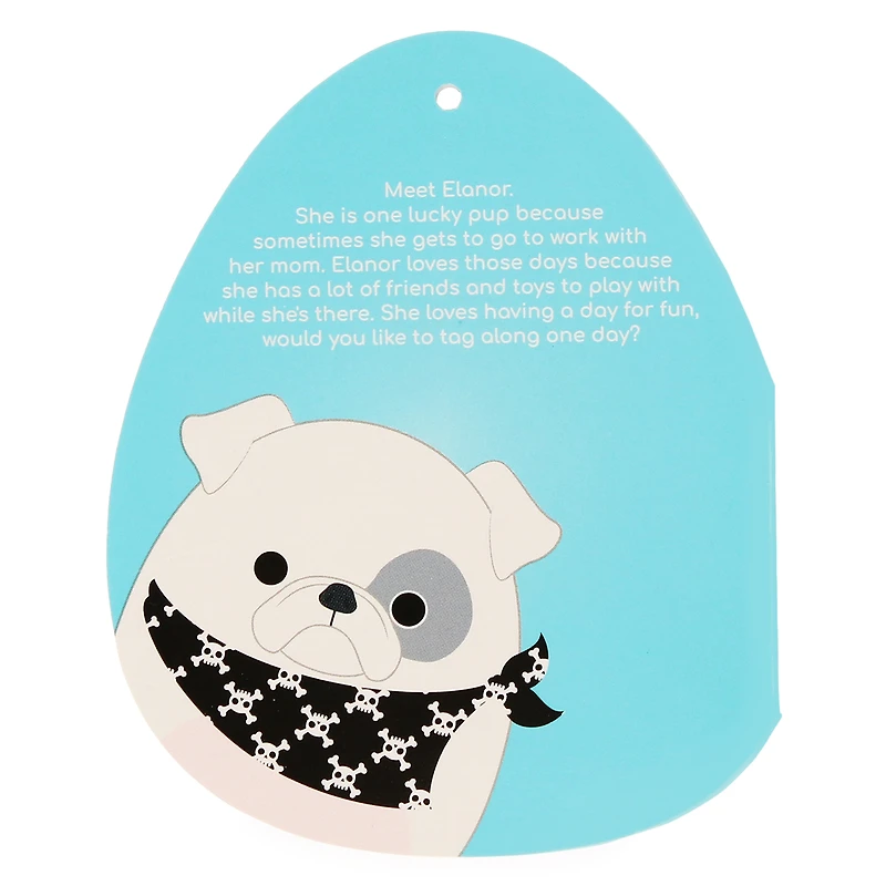 squishmallows™ ellie the bulldog 7.5in plush