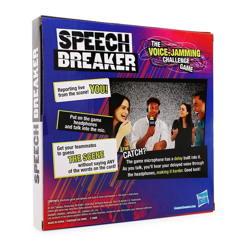 speech breaker game voice jamming challenge