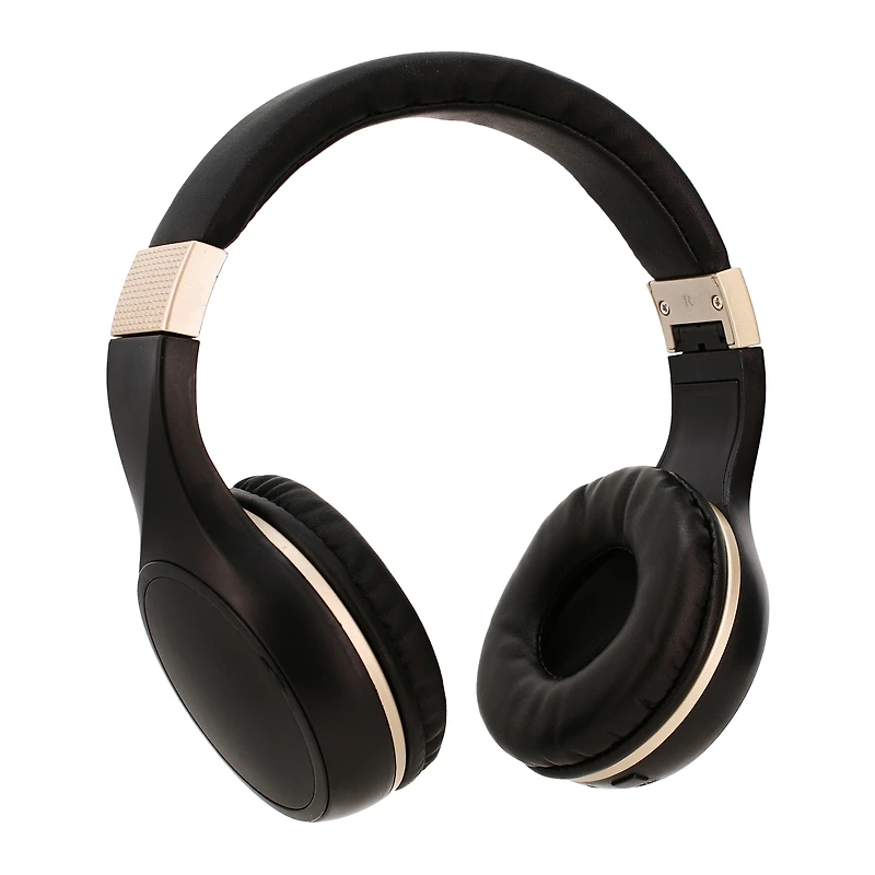 vertex metallic bluetooth® dj headphones with microphone