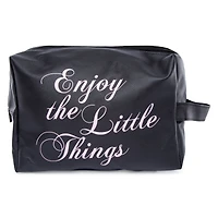 makeup bag 11in x 7.5in - enjoy