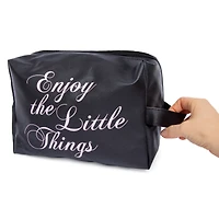 makeup bag 11in x 7.5in - enjoy