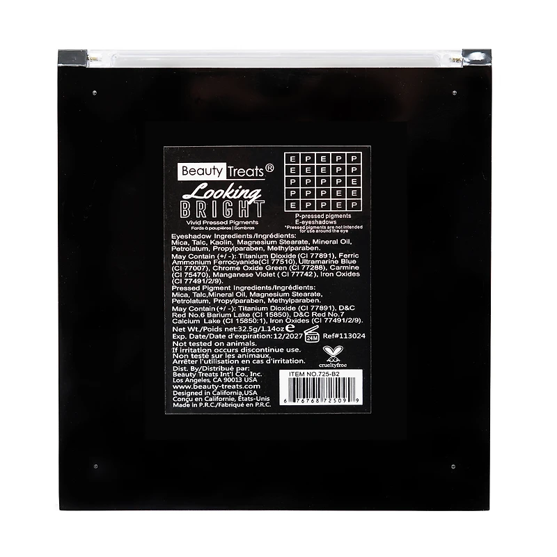 beauty treats® looking bright eyeshadow palette