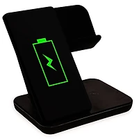 3 in 1 LED wireless charging pad & phone stand