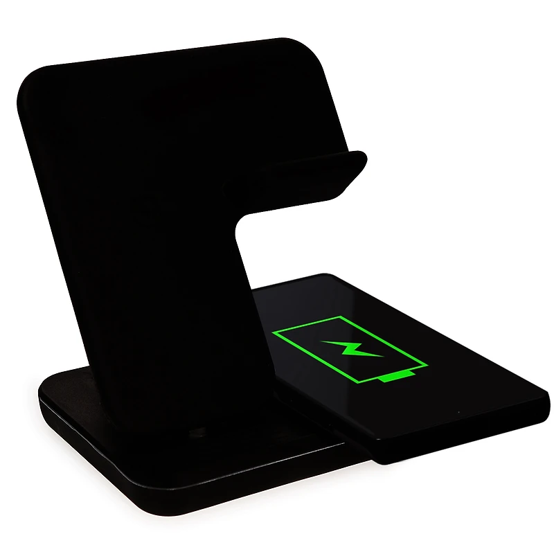 3 in 1 LED wireless charging pad & phone stand