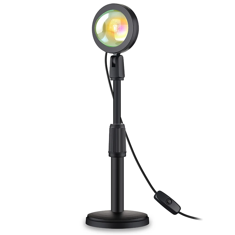 exclusive Dixie & Charli collection rainbow sunset lamp