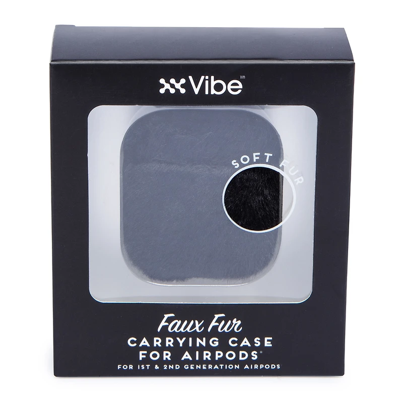 faux fur earbuds case cover for AirPods® gen 1/gen 2