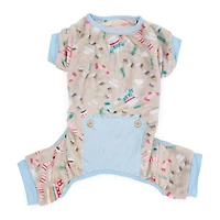 plush winter pet pajamas