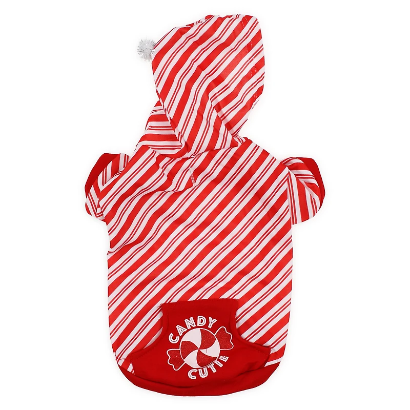 cute holiday pet hoodie