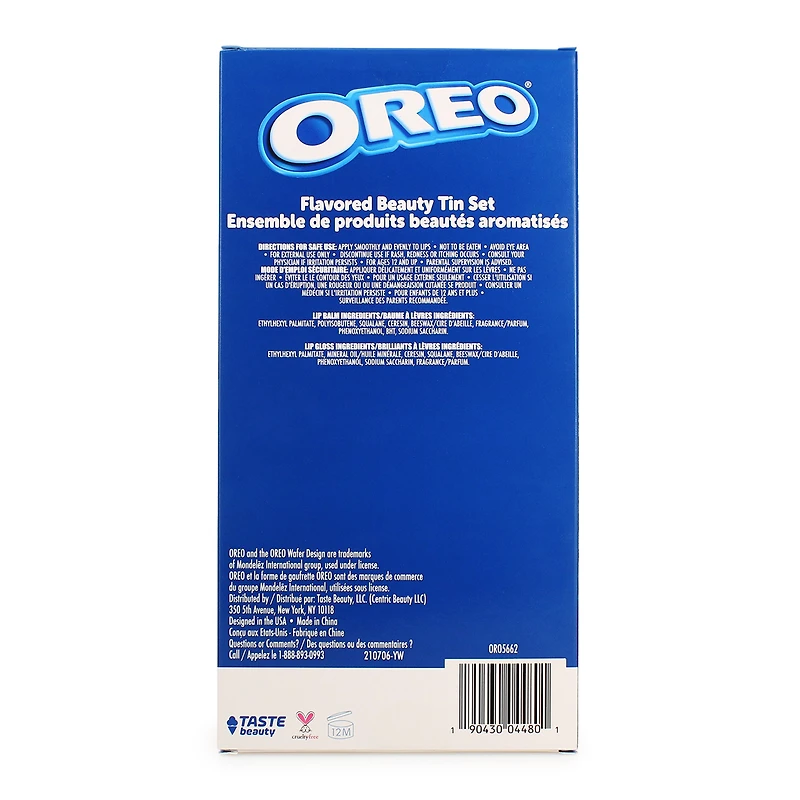 oreo® flavored beauty tin set