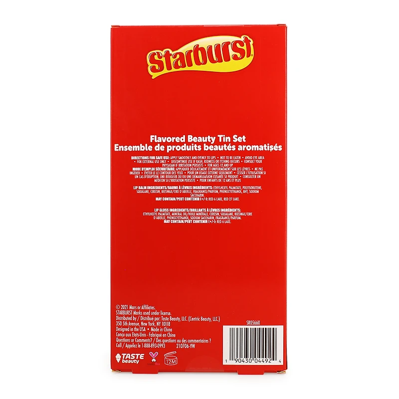 starburst® flavored beauty tin set