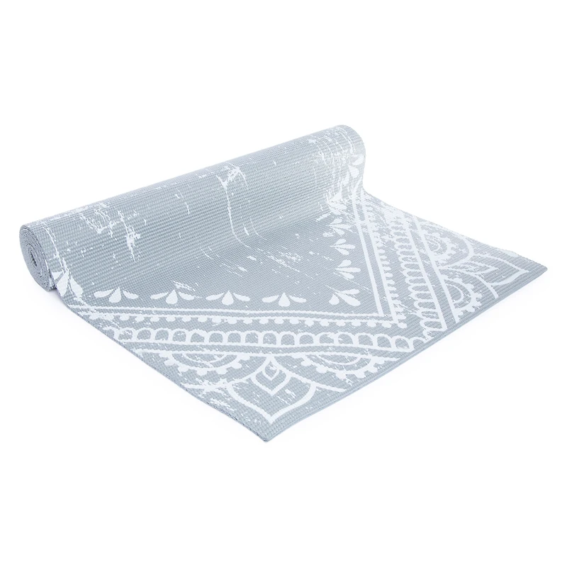 series-8 fitness™ yoga mat 24in x 68in - lotus print