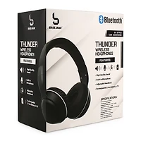 thunder bluetooth® wireless headphones - black