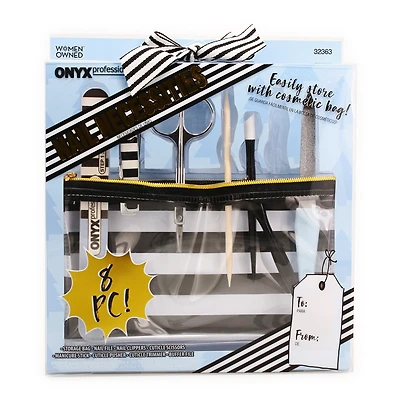 nail necessities 8-piece set - blue