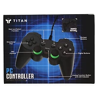 pc gaming controller - black
