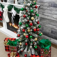 4ft flocked artificial christmas tree