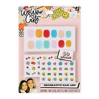 we wear cute™ 'choose happy' nail art decals & stickers 60-piece set