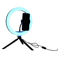 10-inch LED Color-Change Ring Light With Phone Mount & Remote