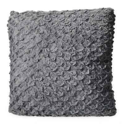 luxe collection scallop texture throw pillow 16in x