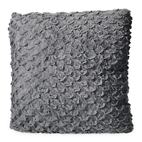 luxe collection scallop texture throw pillow 16in x