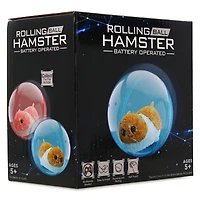 rolling hamster ball plush toy, battery operated