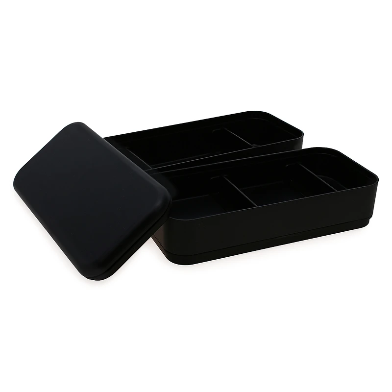 black cable bento box tech accessories organizer