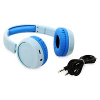 2 in 1 wireless & wired kid-safe headphones