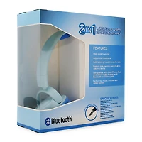 2 in 1 wireless & wired kid-safe headphones