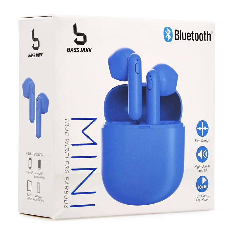 peach slim bluetooth® earbuds, 10 hours playtime