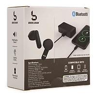 bluetooth® earbuds with power bank charger case