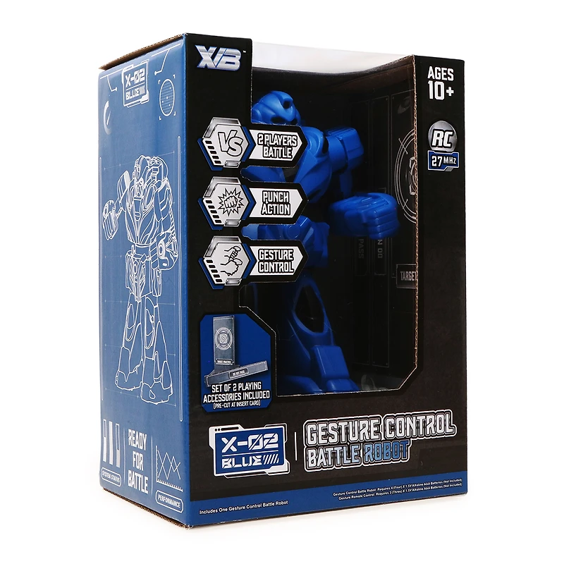 rc gesture control battle robot w/ handheld controller