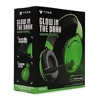 Titan™ Glow The Dark Gaming Headset, Universal Compatibility