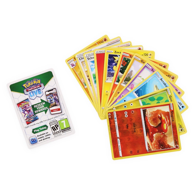 pokemon™ trading card game: sword & shield fusion strike booster pack 10 cards