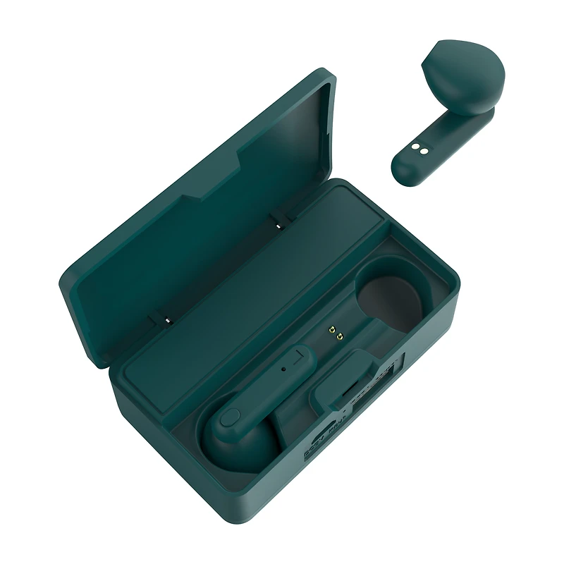 Bluetooth® Earbuds With Power Bank Charger Case