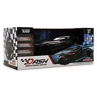 dash rc racecar with steering wheel remote control, 1:24 scale
