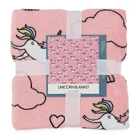sketch unicorn blanket 50in x 60in