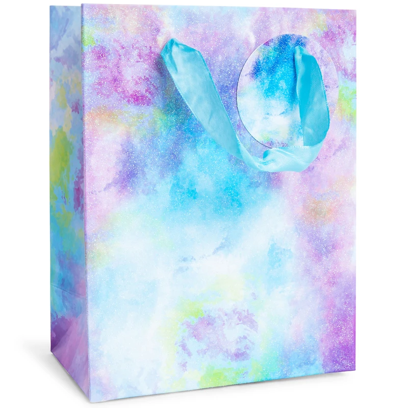 Glitter Landscape Gift Bag 7in X 9in