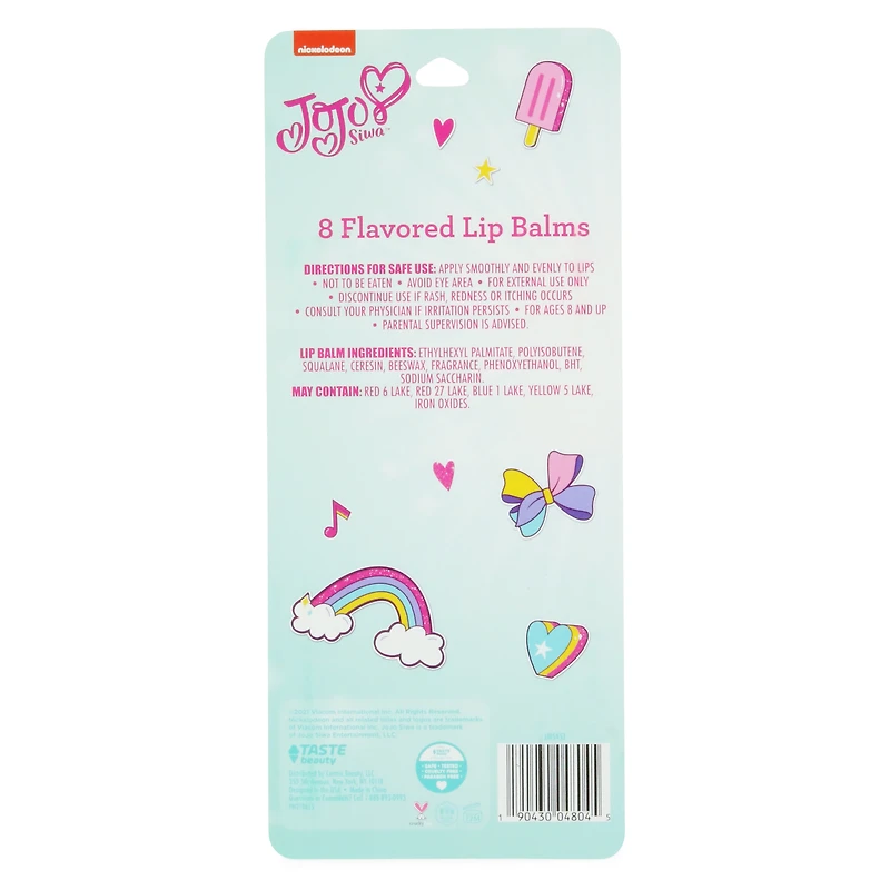 jojo siwa™ flavored lip balm 8-count