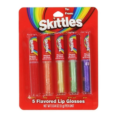 skittles® flavored lip gloss 5-pack