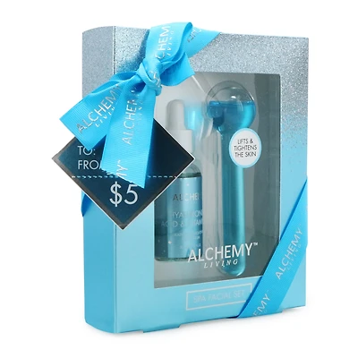 alchemy living™ spa facial set with serum