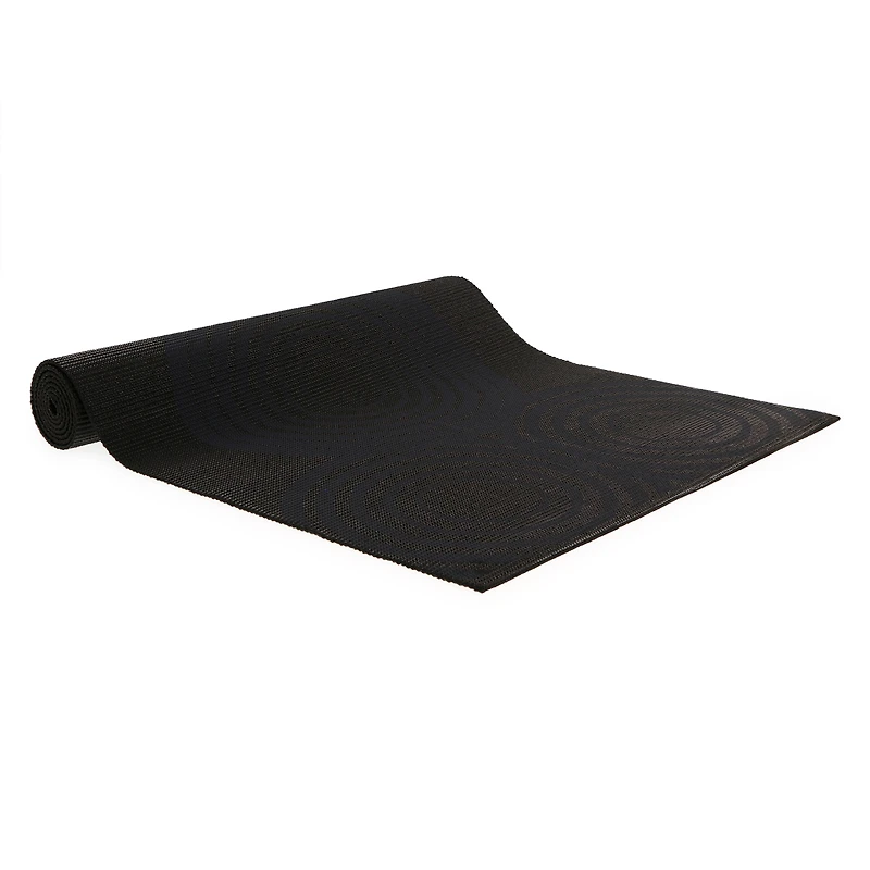 series-8 fitness™ black circles yoga mat 68in x 24in