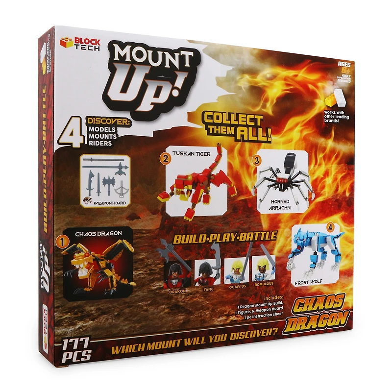block tech® mount up! build kit with minifigure