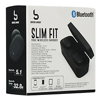 slim fit bluetooth® earbuds with charging case