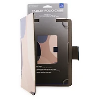 9in to 10in tablet folio case - black