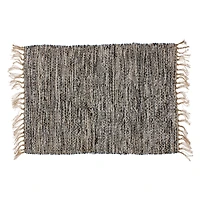 wool & jute throw rug 2ft x 3ft