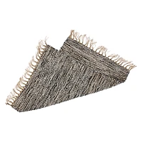 wool & jute throw rug 2ft x 3ft