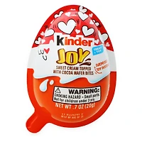 valentine's kinder joy® egg with treat & toy