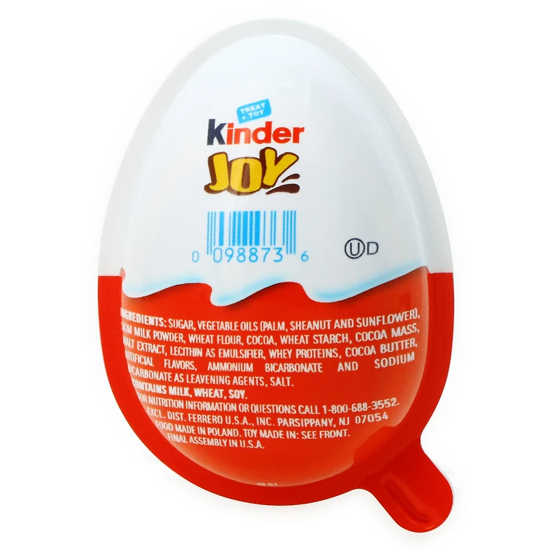 valentine's kinder joy® egg with treat & toy