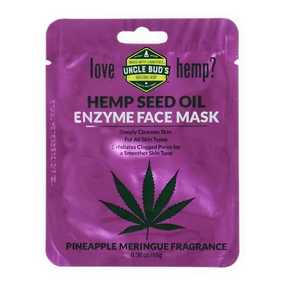 uncle bud's® hemp seed oil enzyme face mask